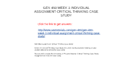 critical thinking case study gen 480 critical thinking case study gen 480
