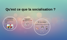 Qu'est Ce Que La Socialisation ? By On Prezi