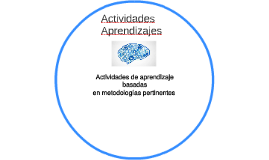 Actividades Aprendizajes