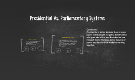 presidential vs parliament