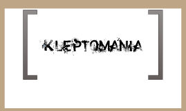 kleptomania personality disorder