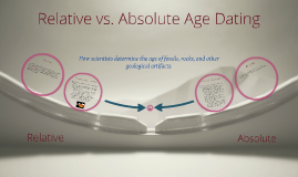 Compare and contrast relative and absolute dating
