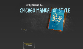 What's in a citation? [Chicago Style]
