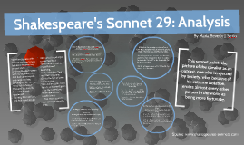 Sonnet 29 analysis essay