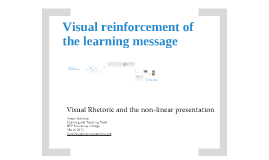 Visual reinforcement of the learning message