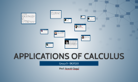 calculus applications prezi