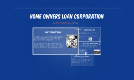 Why did the Home Owners Loan Corporation close down?