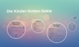 Die Kinder-Gottes-Sekte By Sarah Ruf On Prezi