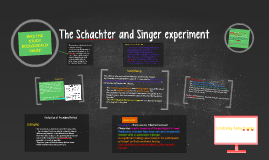 schachter affiliation experiment