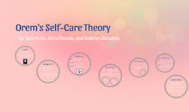 Orem's Self-Care Theory by Kyra Popolo on Prezi