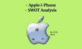 Apple swot analysis 2016