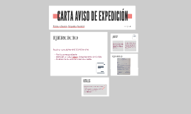 CARTA AVISO DE EXPEDICIÓN by Alejandra Ramirez on Prezi