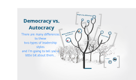 Democracy Vs. Autocracy By Jennifer Bandy On Prezi