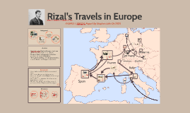 rizal travel in europe