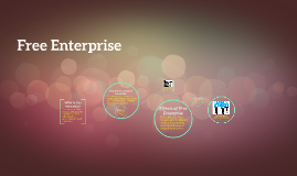 What is free enterprise?