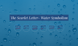 Scarlet letter symbol water