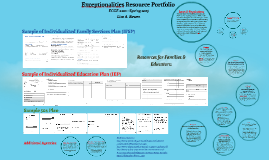 Sample Of Individualized Family Services Plan (ifsp) By Lisa Bowen On Prezi