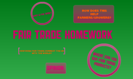 Fair trade homework