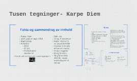 Karpe diem tusen tegninger lyrics Karpe diem tusen tegninger lyrics