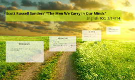 🎉 The men we carry in our minds scott russell sanders. The Men We Carry