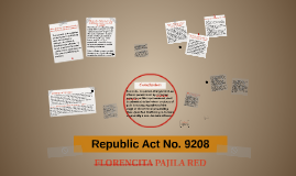 REPUBLIC ACT NO 9208 PDF DOWNLOAD REPUBLIC ACT NO 9208 PDF DOWNLOAD