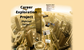 career exploration project 1 career exploration project 1