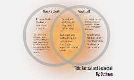 a compare and contrast essay between football and basketball