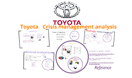 Toyota crisis management