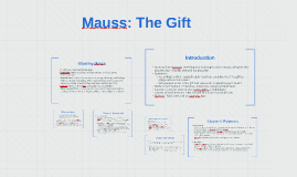 mauss essay on the gift
