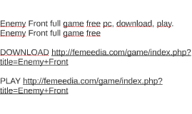 download game enemy front