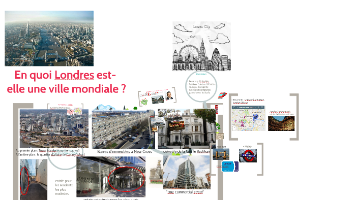 En quoi Londres est-elle une ville mondiale ? by fiona Debargue on Prezi