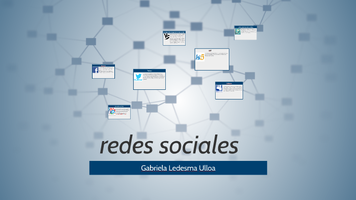 redes sociales by gabriela ledesma ulloa on Prezi