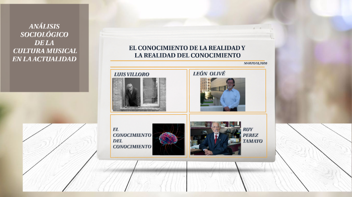 EL CONOCIMIENTO DE LA REALIDAD Y LA REALIDAD DEL CONOCIMIENTO by Nayeli ...