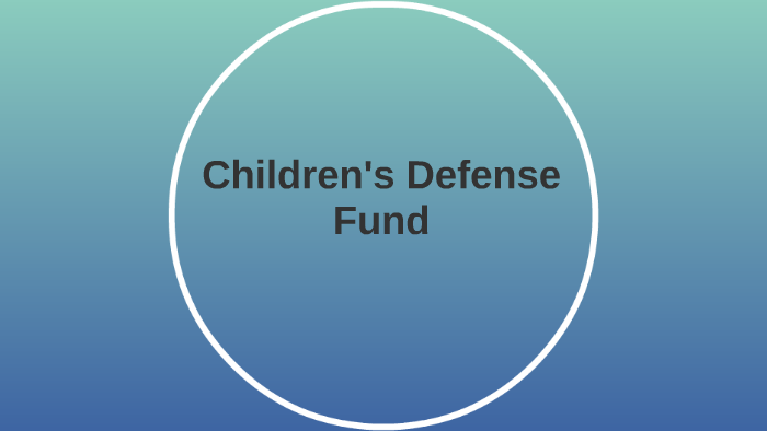 Childrens Defense Fund Analysis