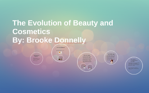 The Evolution of Beauty and Cosmetics by Brooke Donnelly