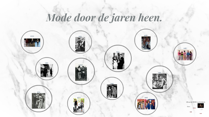 Mode door de jaren heen. by mara los on Prezi