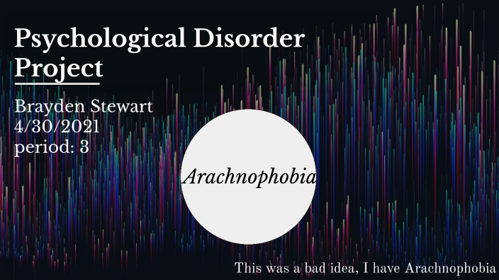Psychological Disorder Project by BRAYDEN STEWART