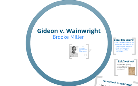 gideon v wainwright facts