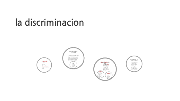 la discriminacion by daren reyes on Prezi