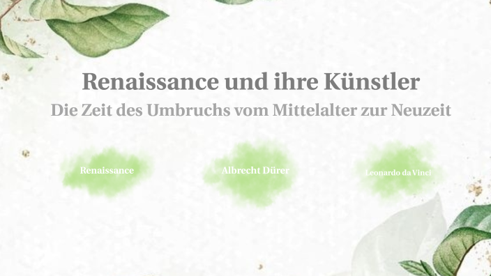 Renaissance by Alina H on Prezi