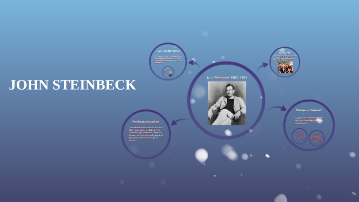 JOHN STEINBECK by Nathalie Brundell on Prezi