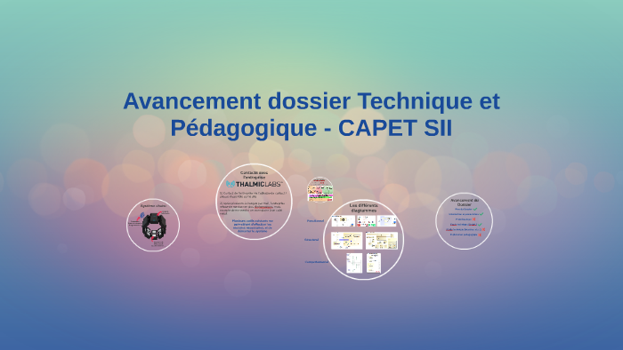 Synonyme avancement du dossier