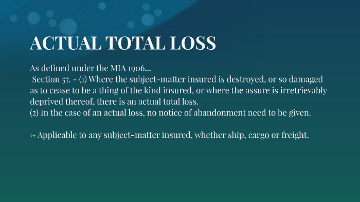 ACTUAL TOTAL LOSS By Ying Ong On Prezi