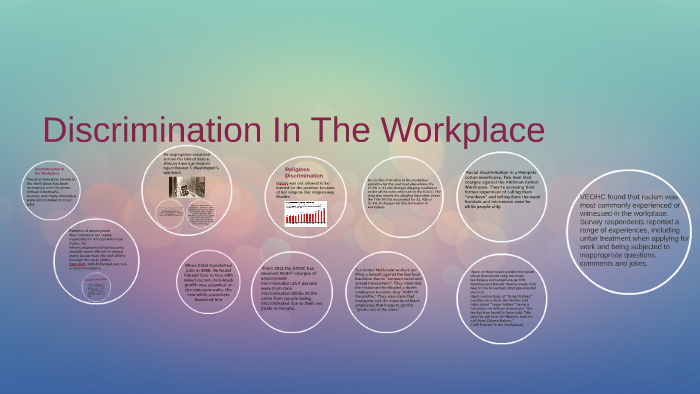 Discrimination In The Workplace by Megan Harrison on Prezi