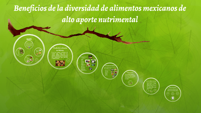 Beneficios de la diversidad de alimentos mexicanos de alto a by