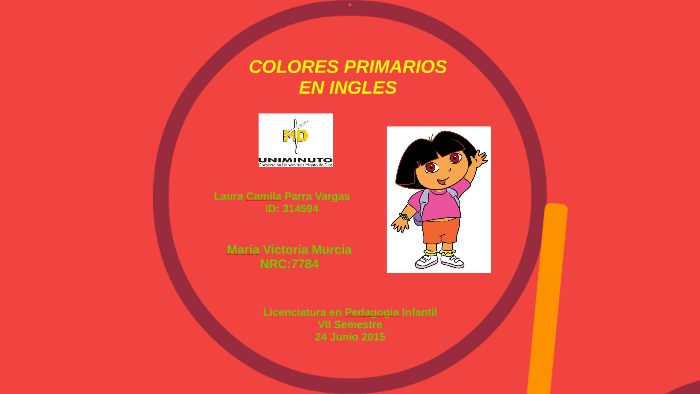 Colores Primarios En Ingles By Laura Camila Parra Vargas On