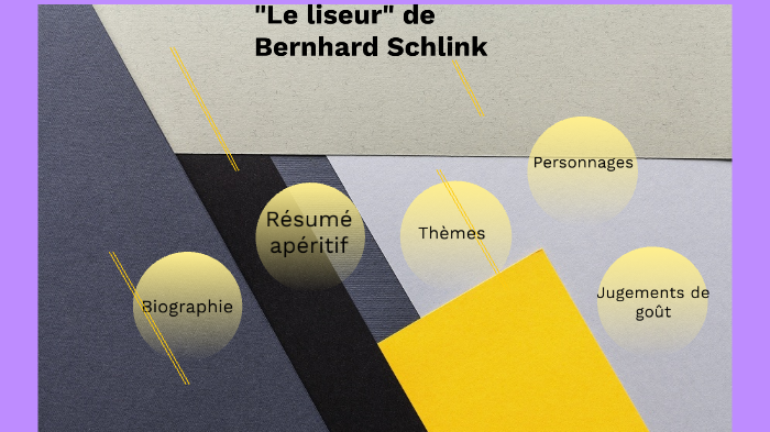 Le liseur — Bernhard Schlink • Critique