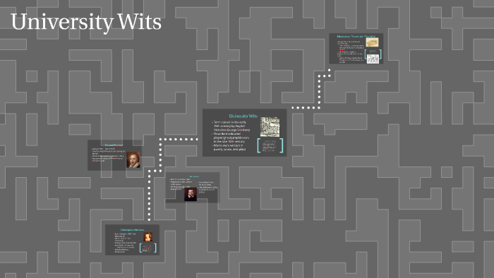 Uow Renaissance English Renaissance: University Wits by on Prezi