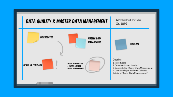 Data Quality & Master Data Management by Alex Rsk on Prezi