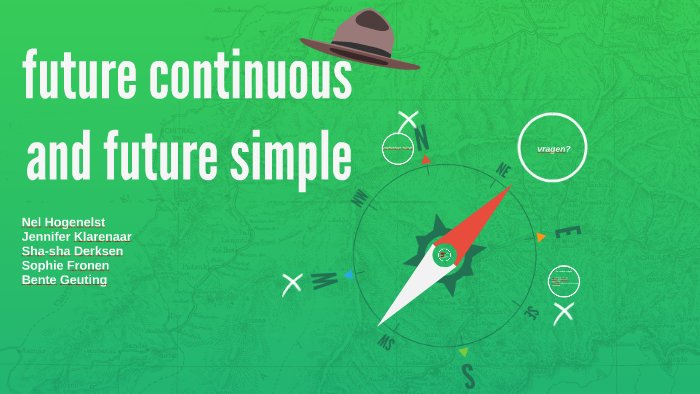 future continuous and future simple by on Prezi